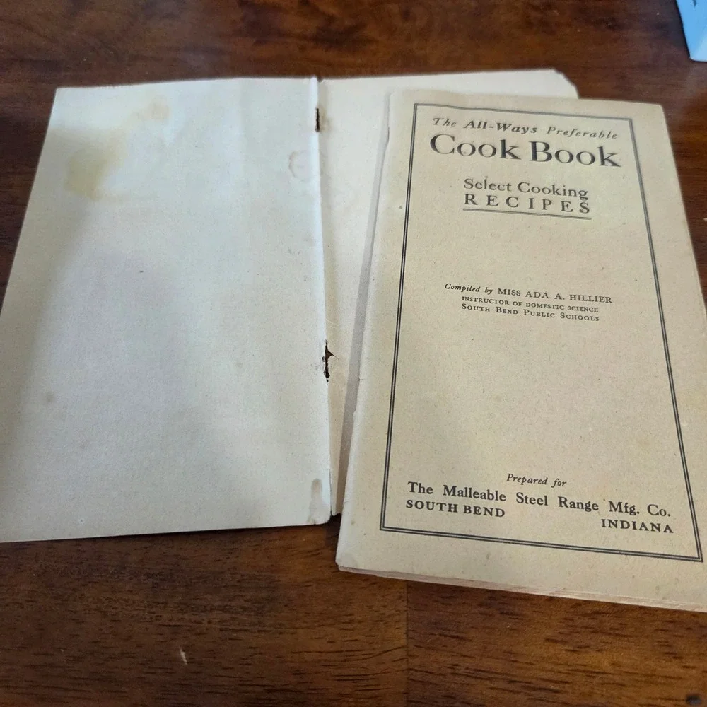 The All ways Preferable Cook Book South Bend‎ Malleable Steel Range 1960s